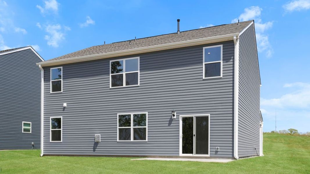 Exterior details and patio area of a home in Hunters Ridge, Woodruff (Image 23).
