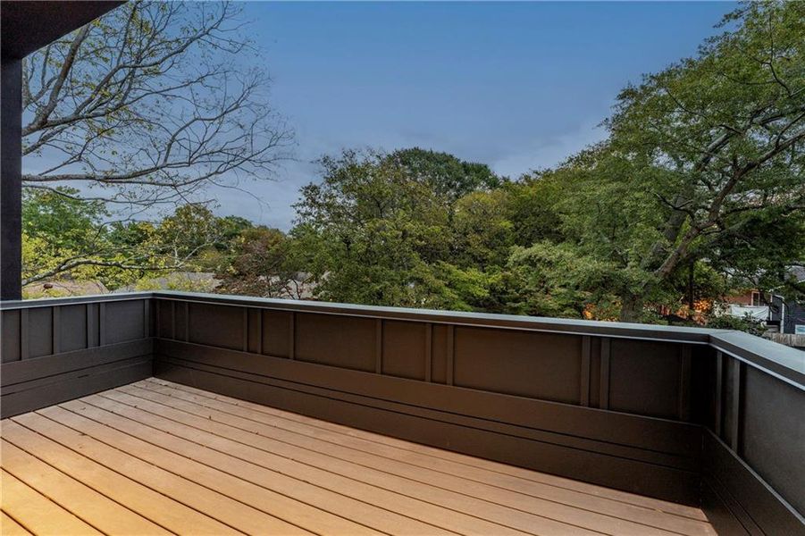 Exterior details and patio area of a home in , Atlanta (Image 27).