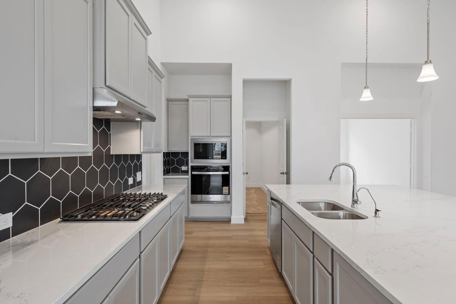 Furnished interior view inside a new home in Valencia, Manvel (Image 7). Furnished interior view inside a new home in Valencia, Manvel (Image 7).