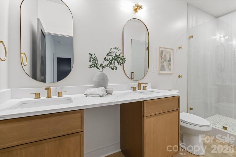 Furnished interior view inside a new home in , Charlotte (Image 10).