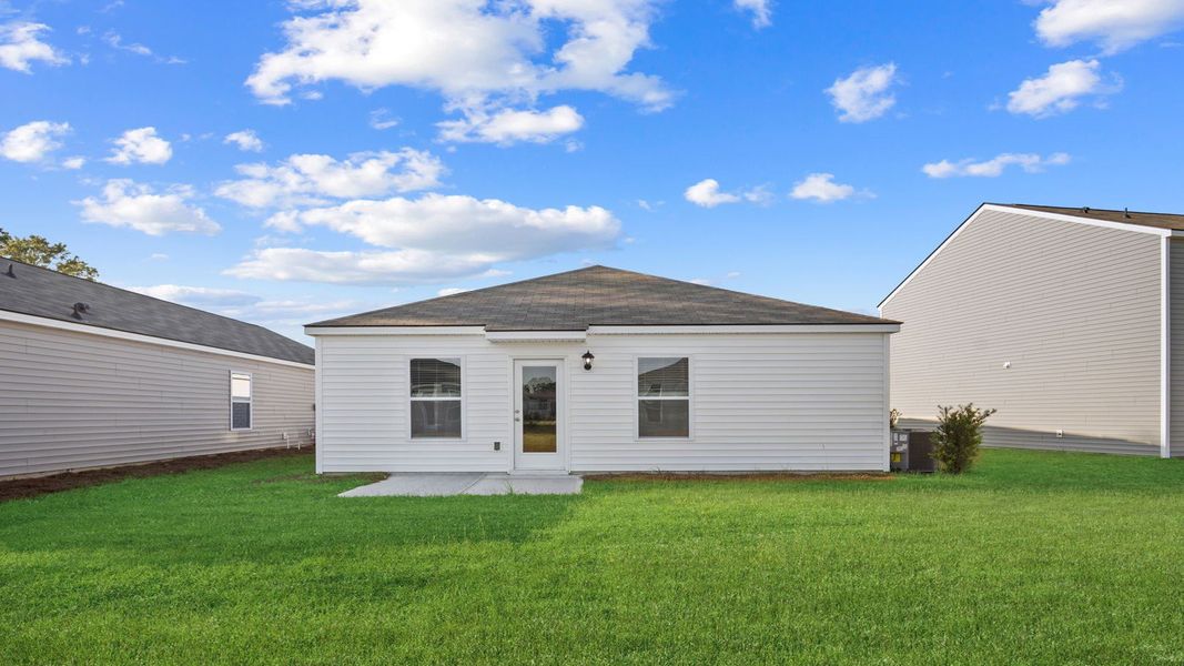 Front exterior of a new home in Rice Hope, Port Wentworth, GA, highlighting curb appeal (Image 24). Front exterior of a new home in Rice Hope, Port Wentworth, GA, highlighting curb appeal (Image 24).