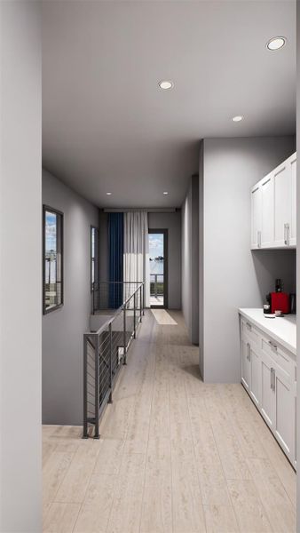 Furnished interior view inside a new home in Lago Pointe, Seabrook (Image 9). Furnished interior view inside a new home in Lago Pointe, Seabrook (Image 9).