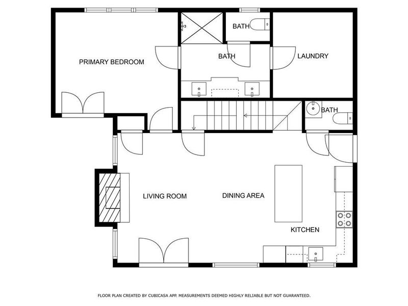 2D floor plan layout of this home in , Ellijay, GA (Image 31).