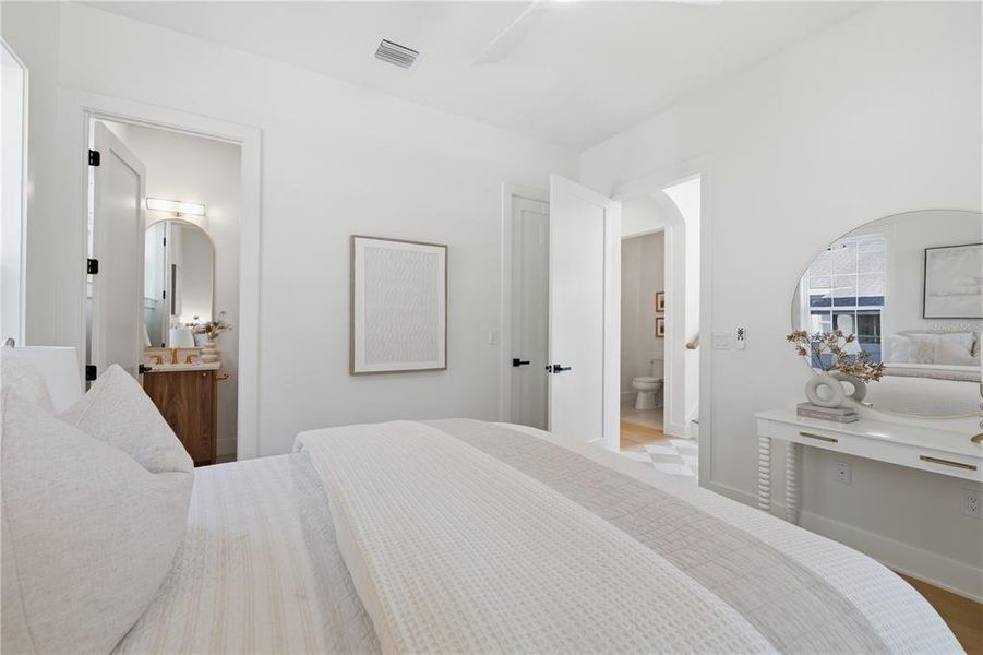 Furnished interior view inside a new home in , St. Petersburg (Image 54).
