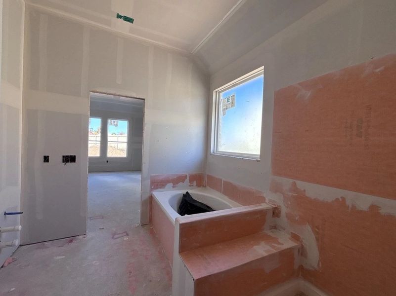 In-progress construction of a new home in The Colony 50s, Bastrop, TX (Image 19).