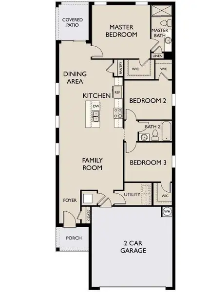 2D floor plan layout of this home in The Landing, New Caney, TX (Image 2). 2D floor plan layout of this home in The Landing, New Caney, TX (Image 2).