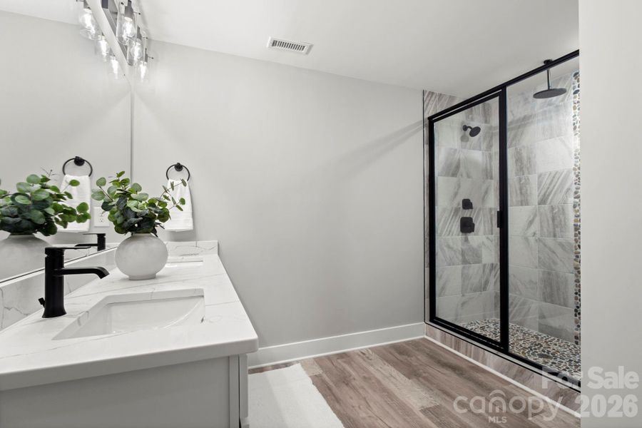 Furnished interior view inside a new home in , Denver (Image 6).