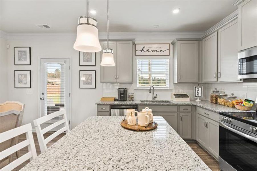 Furnished interior view inside a new home in Glen at Cave Springs, Douglasville (Image 22).