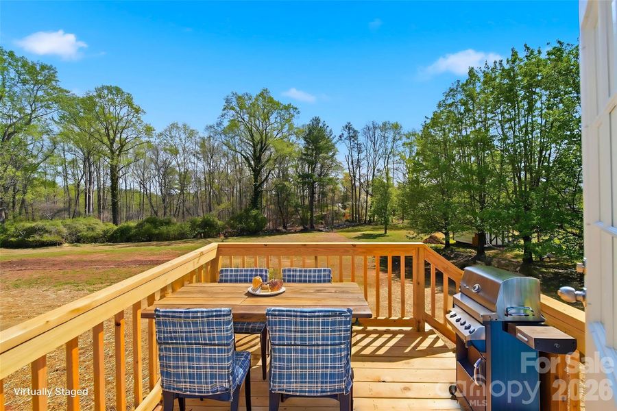 Exterior details and patio area of a home in , Morganton (Image 21).