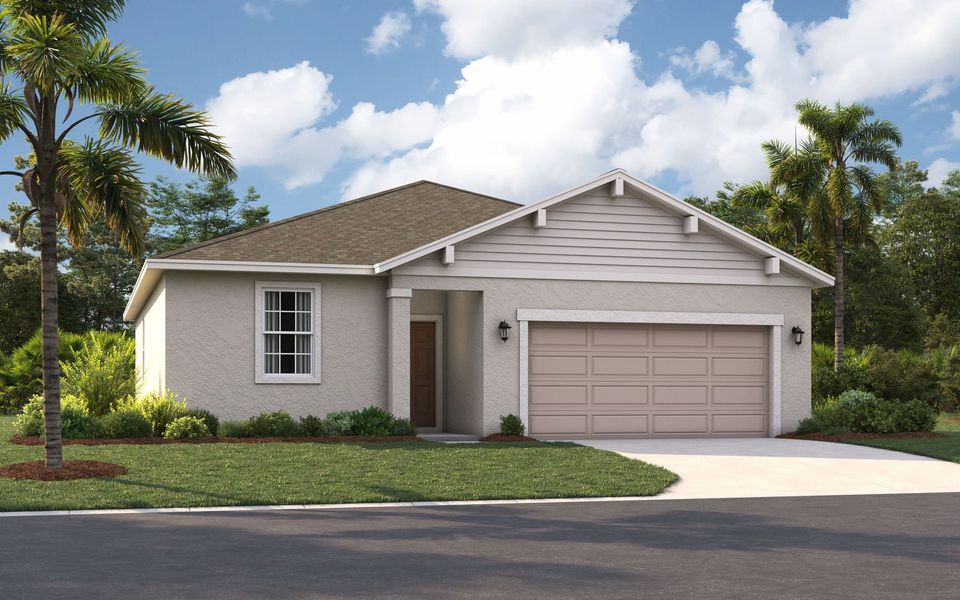 Representative exterior photo of a completed home built from the The Portland by Stanley Martin Homes in Hidden Cove, Eustis, FL (Image 2).