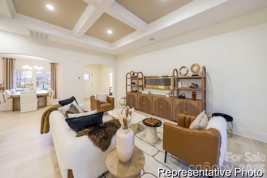 Furnished interior view inside a new home in Huntington Hills, Lincolnton (Image 17).