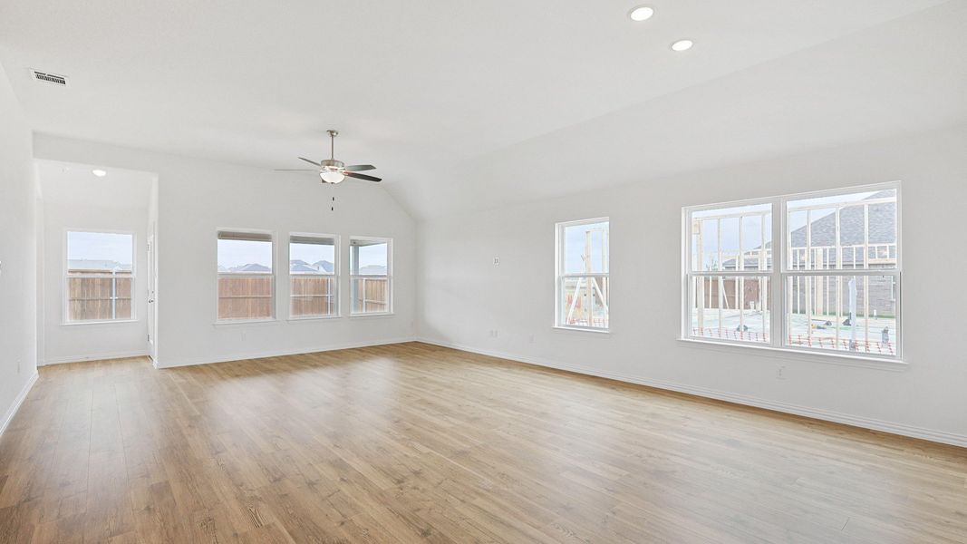Furnished interior view inside a new home in Southern Pointe, College Station (Image 5).