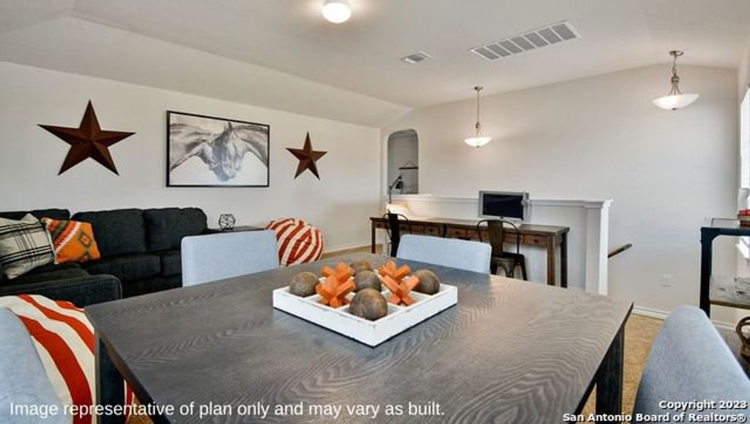 Furnished interior view inside a new home in The Canyons at Amhurst, San Antonio (Image 16).