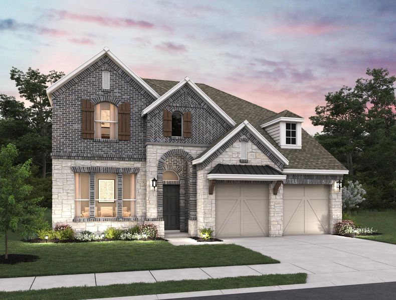 Representative exterior photo of a completed home built from the Odessa by Ashton Woods in Megan's Landing 50's, Castroville, TX (Image 16). Representative exterior photo of a completed home built from the Odessa by Ashton Woods in Megan's Landing 50's, Castroville, TX (Image 16).