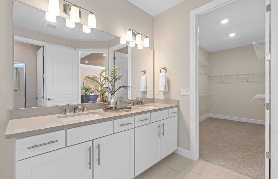 Furnished interior view inside a new home in Del Webb Sunbridge, St. Cloud (Image 4).