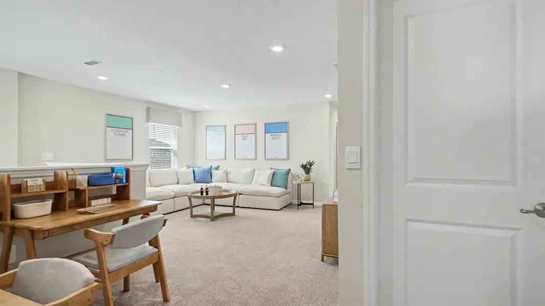 Furnished interior view inside a new home in Malabar Springs, Palm Bay (Image 17).