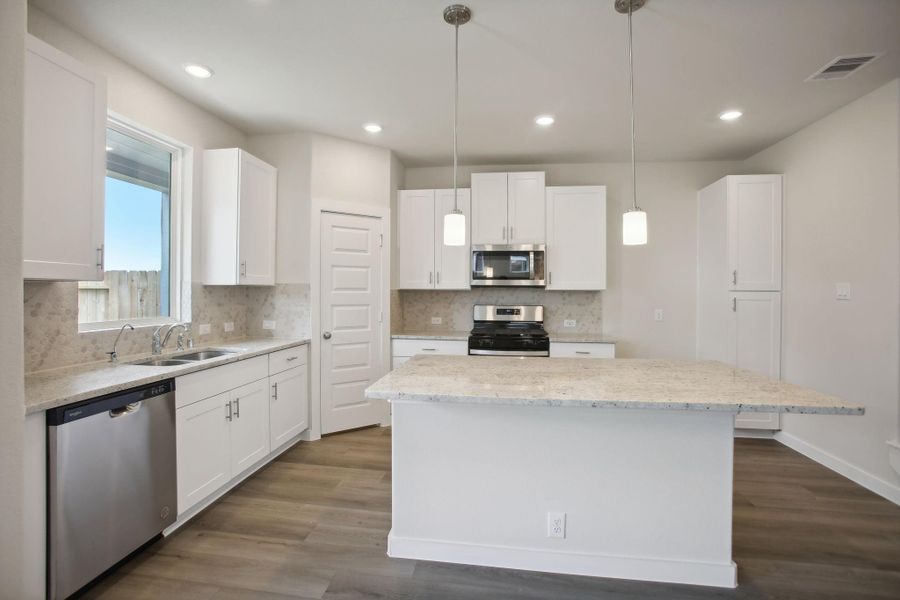 Photo is not of the actual home, but is an inspirational photo of builder’s model home and may depict options, furnishings, and/or decorator features that are not included