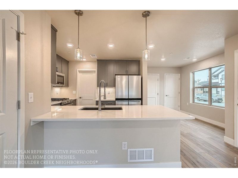 Furnished interior view inside a new home in , Boulder (Image 5).