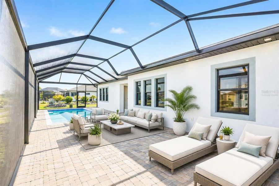 Exterior details and patio area of a home in , Punta Gorda (Image 28). Exterior details and patio area of a home in , Punta Gorda (Image 28).