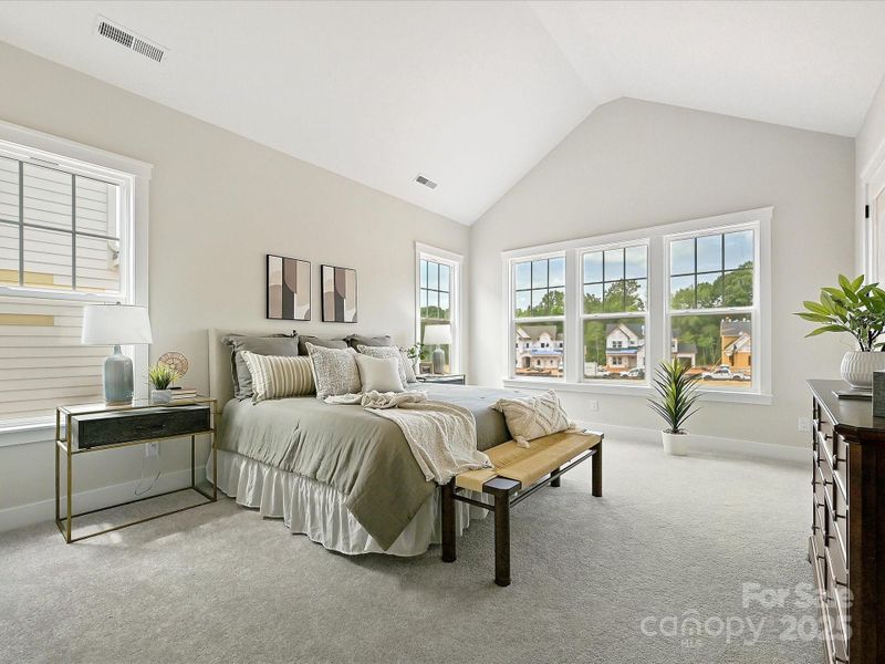 Furnished interior view inside a new home in Coventry Glen, Huntersville (Image 25). Furnished interior view inside a new home in Coventry Glen, Huntersville (Image 25).