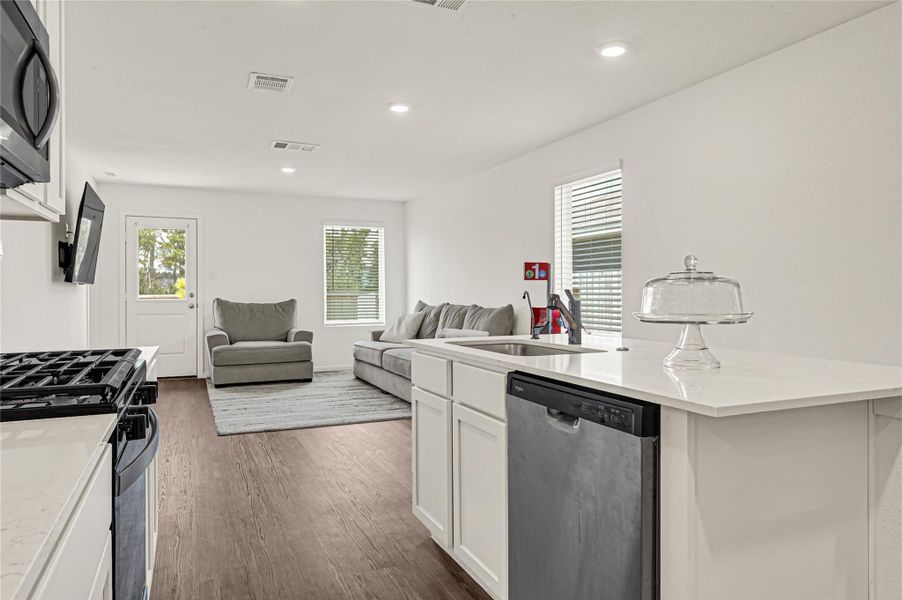 Furnished interior view inside a new home in Presswoods, Splendora (Image 7).