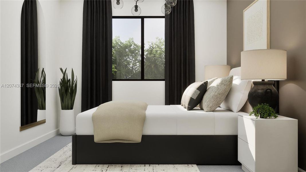 Furnished interior view inside a new home in Solterra, Sunrise (Image 8).