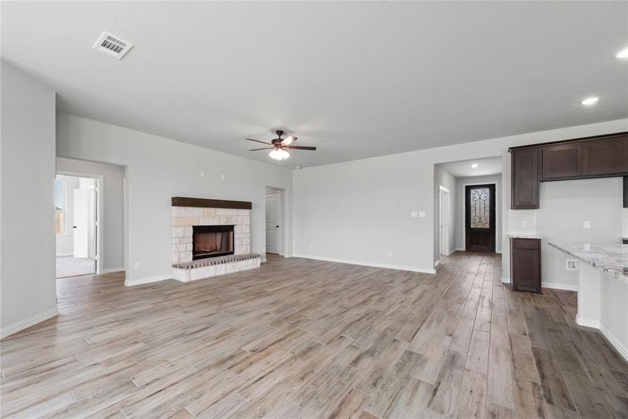 Spacious, unfurnished interior of a new home in Nash Estates, Tom Bean (Image 29).