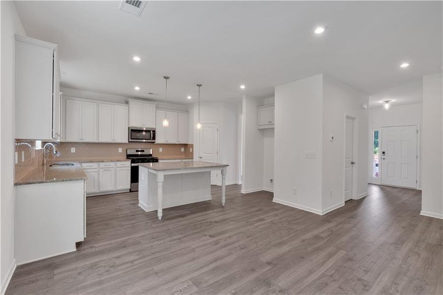 Furnished interior view inside a new home in The Overlook at Factory Shoals, Mableton (Image 11).
