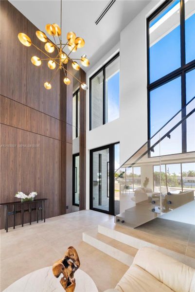 Furnished interior view inside a new home in , Miami (Image 46).