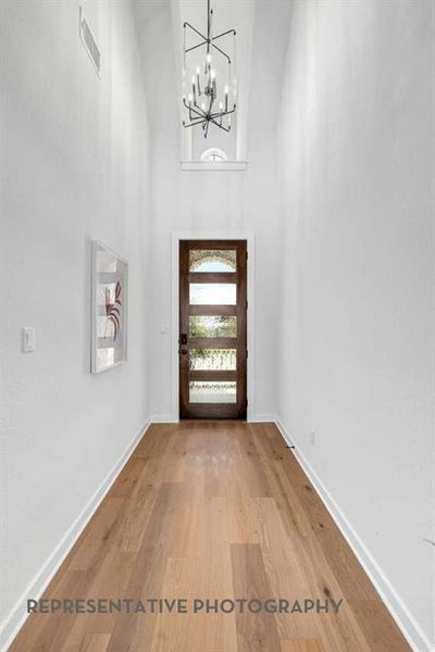 Spacious, unfurnished interior of a new home in Wellington, Haslet (Image 18).