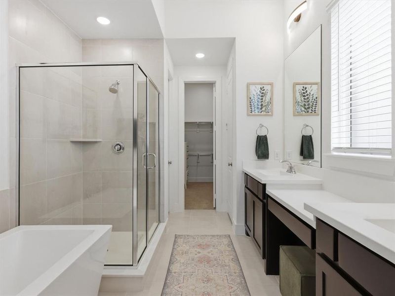 Furnished interior view inside a new home in Thompson Farms, Van Alstyne (Image 27).