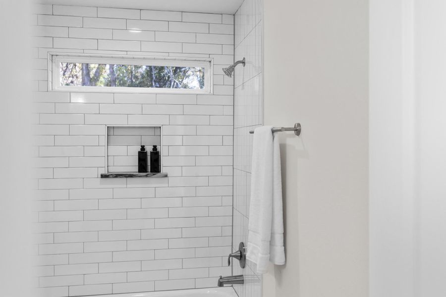 Hall bath shower Hall bath shower