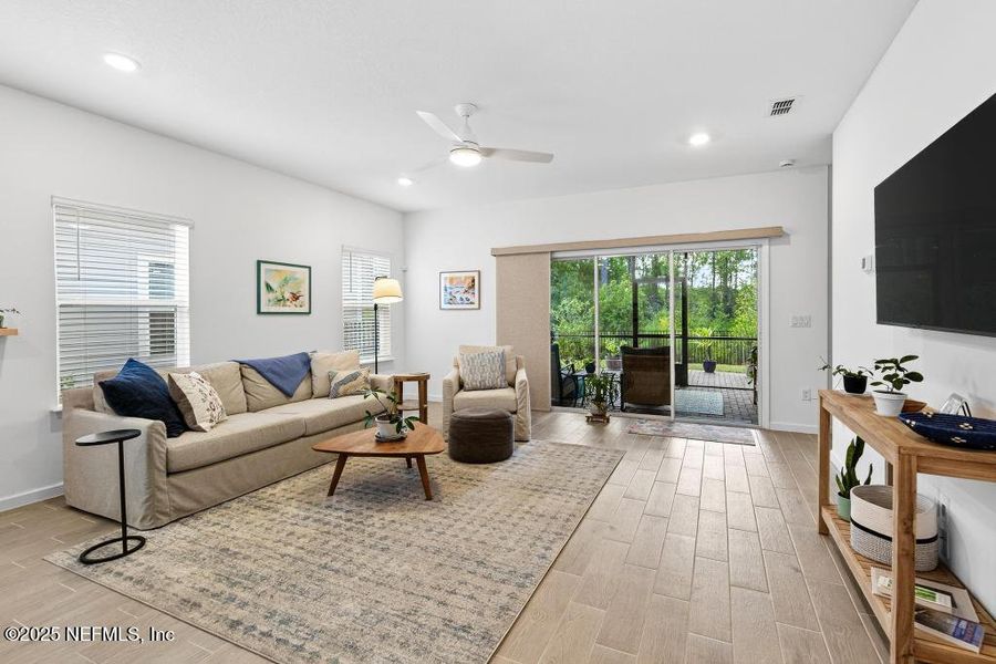 Furnished interior view inside a new home in , Yulee (Image 7).