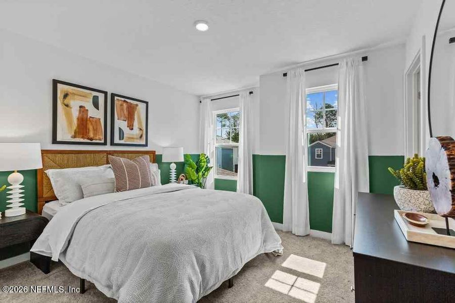 Furnished interior view inside a new home in , Jacksonville (Image 9).