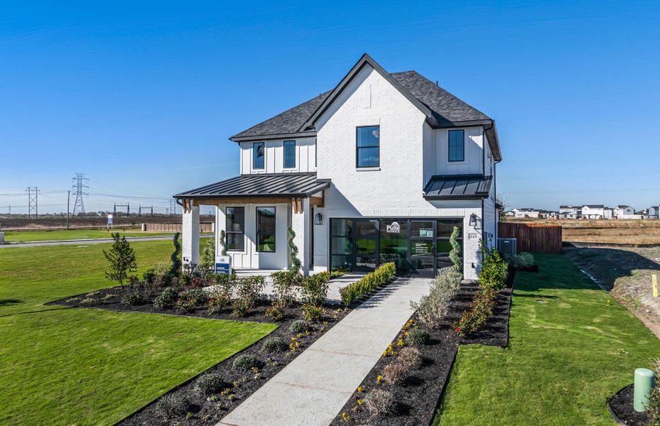 Representative exterior photo of a completed home built from the Sanford by Pulte Homes in Kuempel Farms, Pflugerville, TX (Image 33).