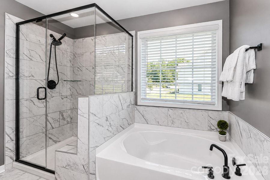 Furnished interior view inside a new home in Falls Cove, Troutman (Image 35).