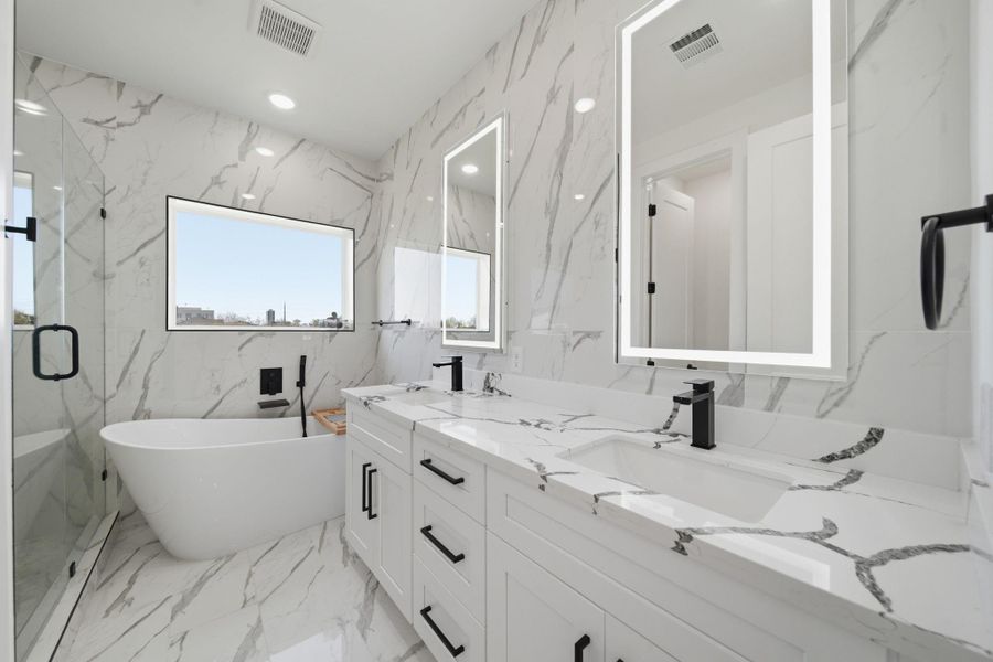 Furnished interior view inside a new home in , Houston (Image 5).