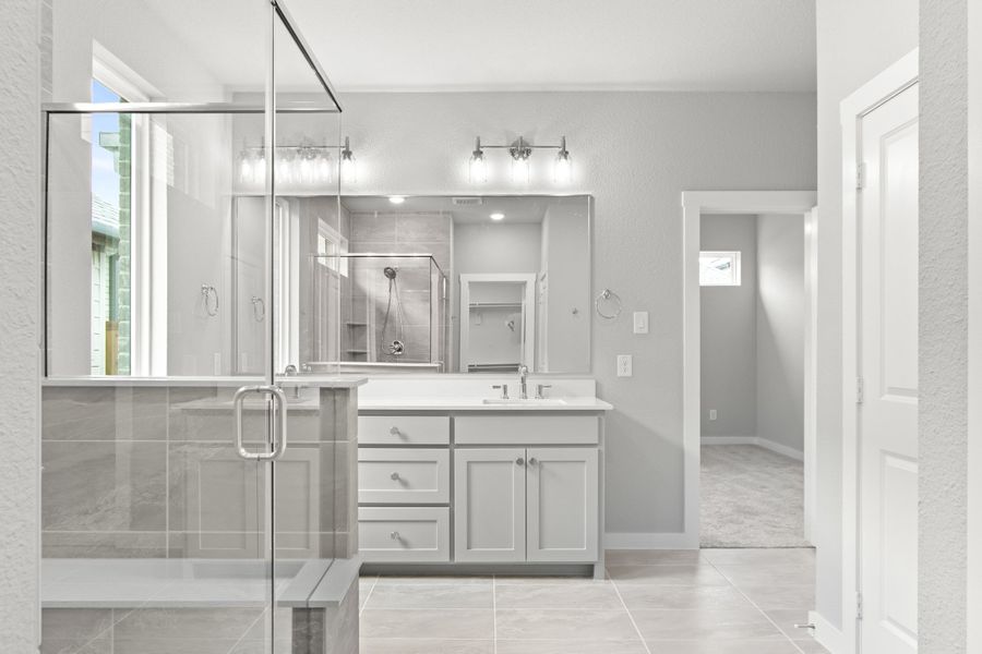 Furnished interior view inside a new home in Willow Grove Single-Family Homes, Melissa (Image 15). Furnished interior view inside a new home in Willow Grove Single-Family Homes, Melissa (Image 15).