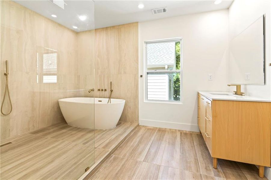 Furnished interior view inside a new home in , Atlanta (Image 13). Furnished interior view inside a new home in , Atlanta (Image 13).