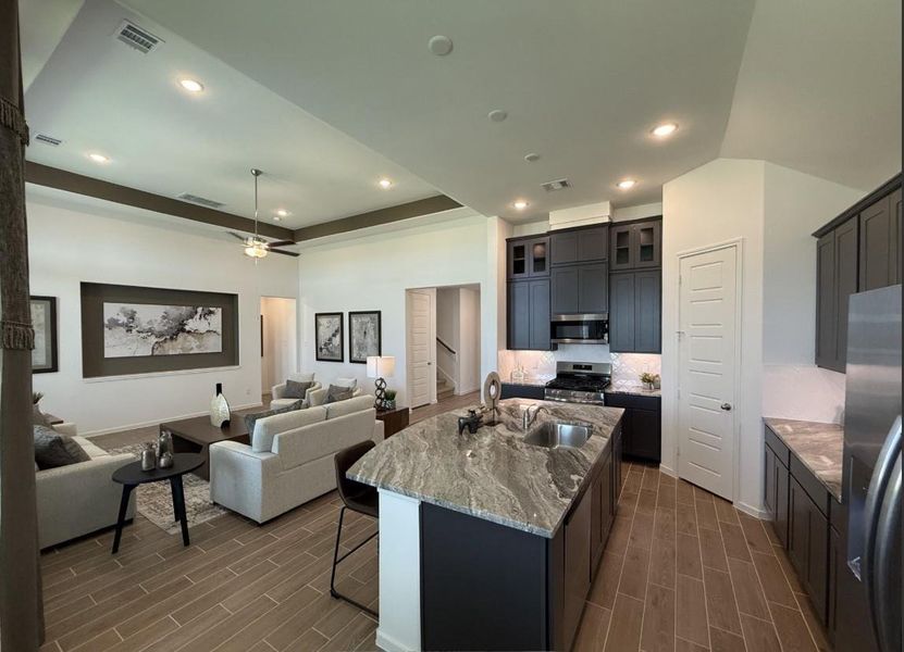 Furnished interior view inside a new home in River Ranch, Dayton (Image 13).