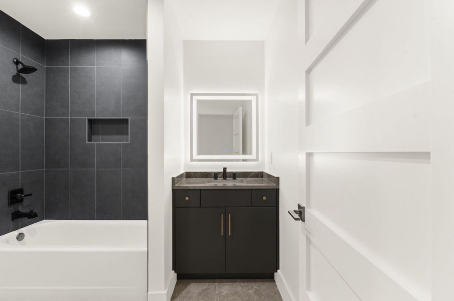 Furnished interior view inside a new home in , Mount Pleasant (Image 34).