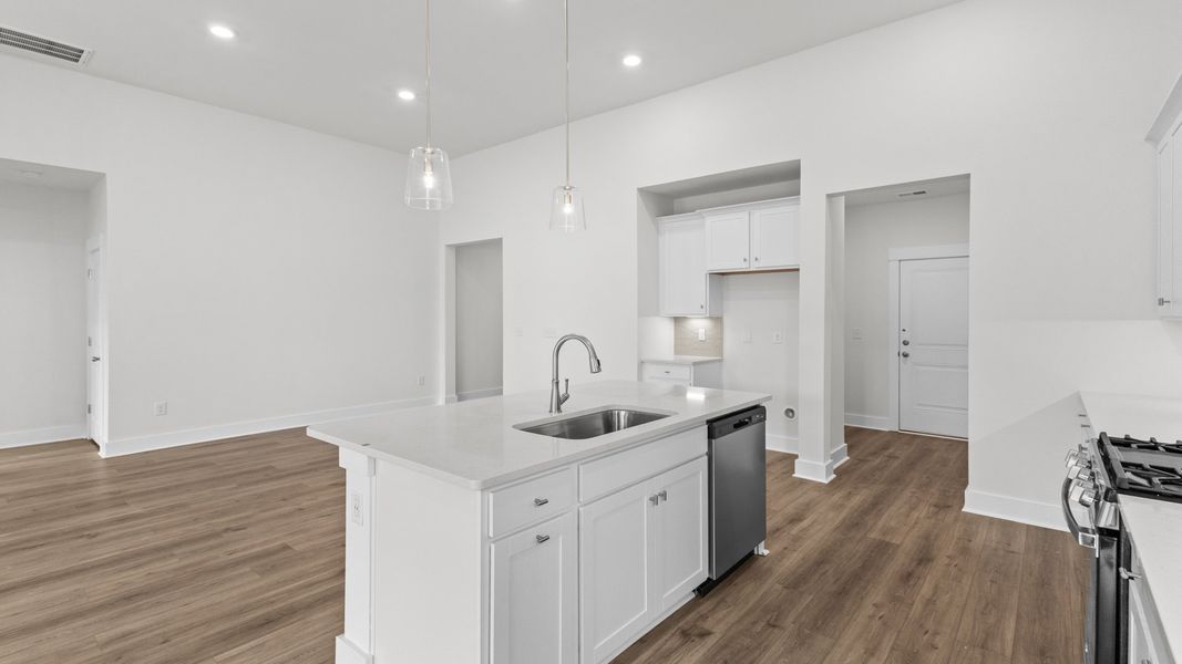 Furnished interior view inside a new home in Bluffs at Sun Colony, Longs (Image 6).