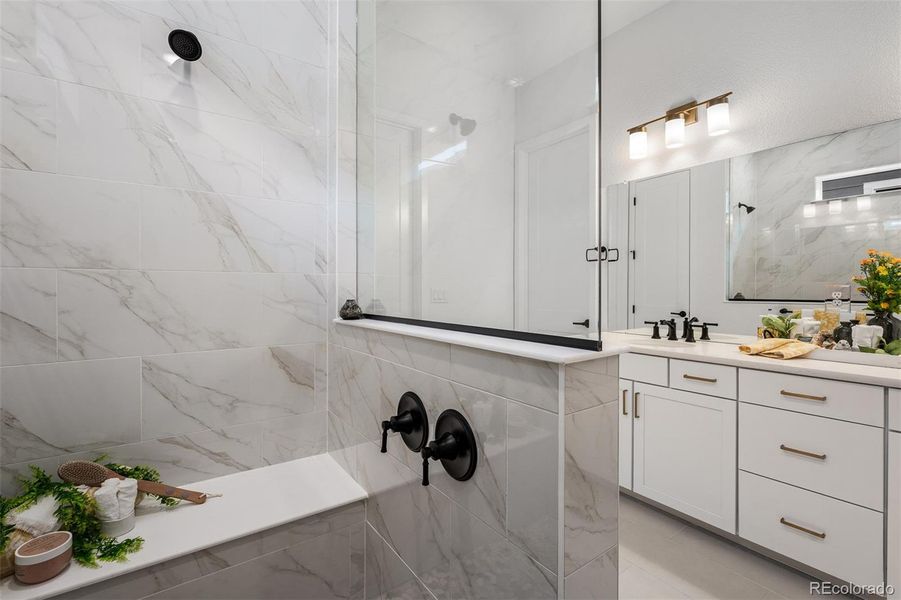 Furnished interior view inside a new home in Wolf Ranch - Enclave Collection, Colorado Springs (Image 6).