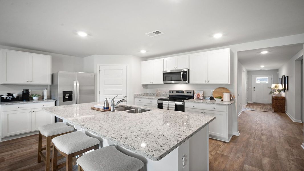 Furnished interior view inside a new home in The Groves at Bees Creek, Ridgeland (Image 7).