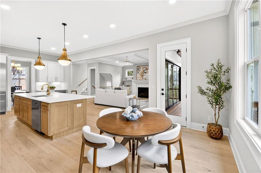 Furnished interior view inside a new home in , Atlanta (Image 44). Furnished interior view inside a new home in , Atlanta (Image 44).