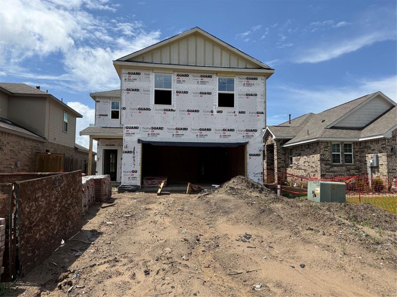 In-progress construction of a new home in Lago Mar, Texas City, TX (Image 27).