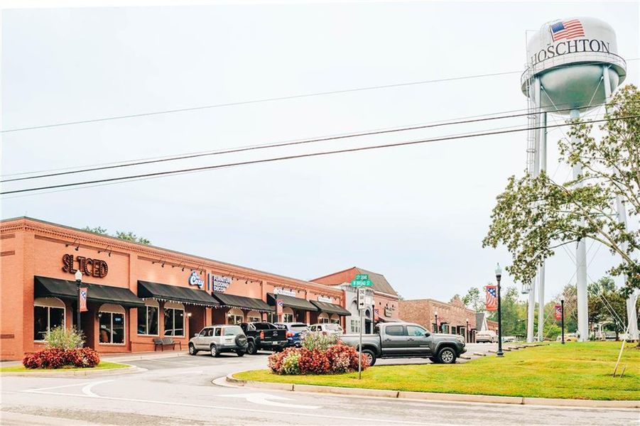 Front exterior of a new home in Rosewood Lake Estates, Hoschton, GA, highlighting curb appeal (Image 87).