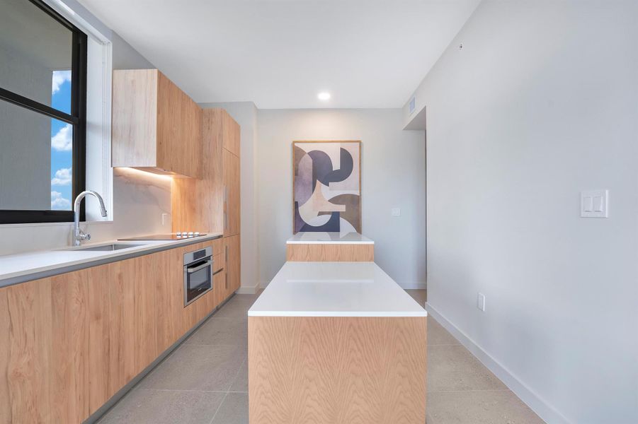 Furnished interior view inside a new home in , Miami (Image 16). Furnished interior view inside a new home in , Miami (Image 16).