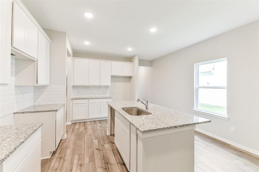 Furnished interior view inside a new home in Caney Creek Place, Conroe (Image 36).