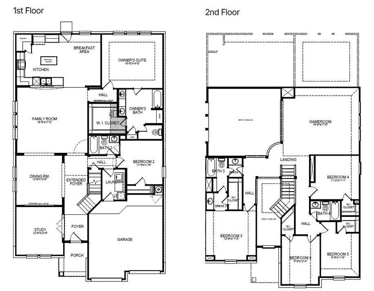 Grant Floorplan A-C and G-H